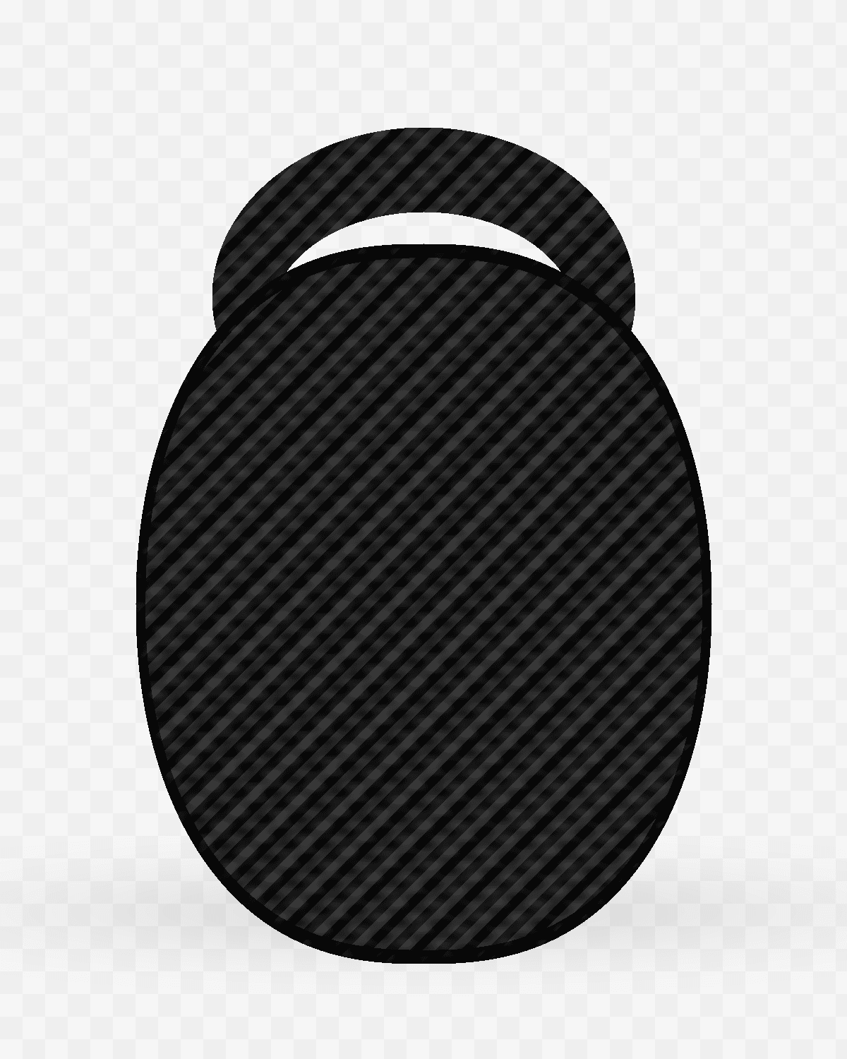 Sac à main noir crocheté à la main